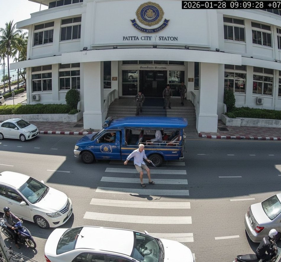 ДТП на пешеходном переходе в Паттайе