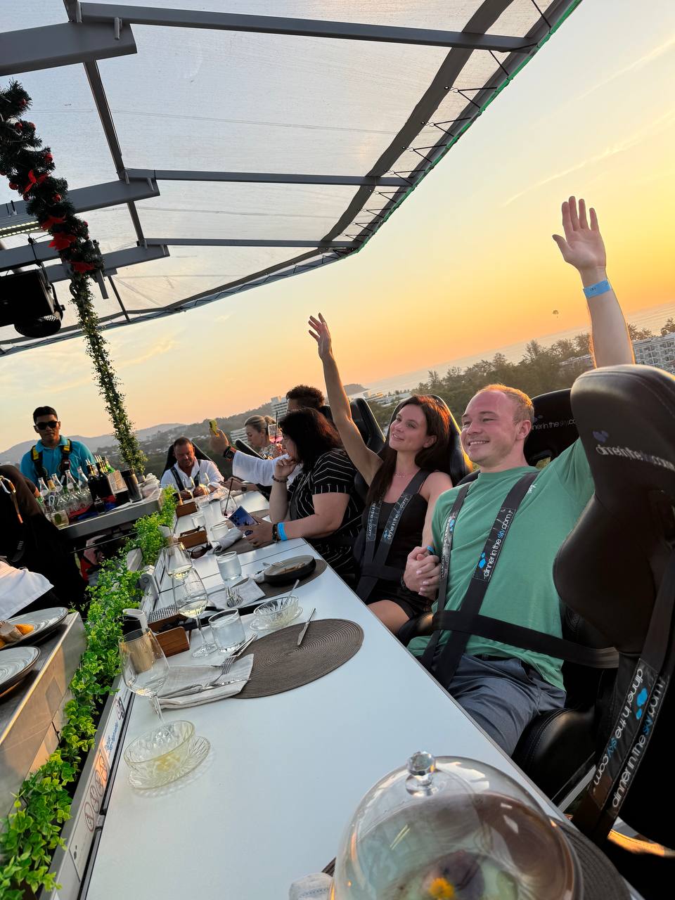 Ужин в небе: незабываемый опыт