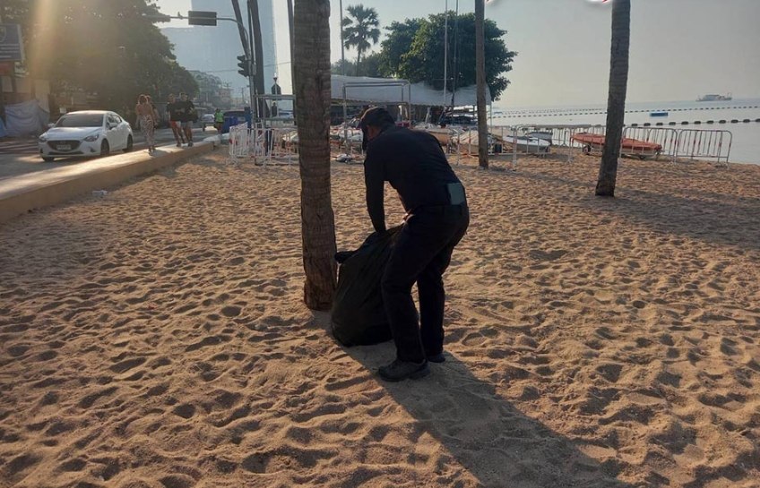 Чистота и порядок на пляже Джомтьен
