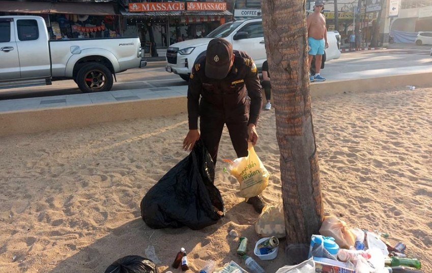 Чистота и порядок на пляже Джомтьен