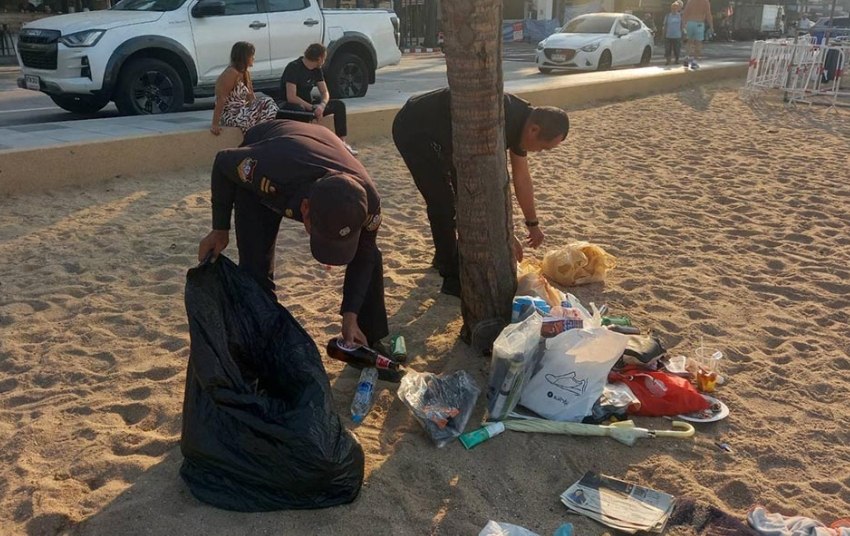 Чистота и порядок на пляже Джомтьен