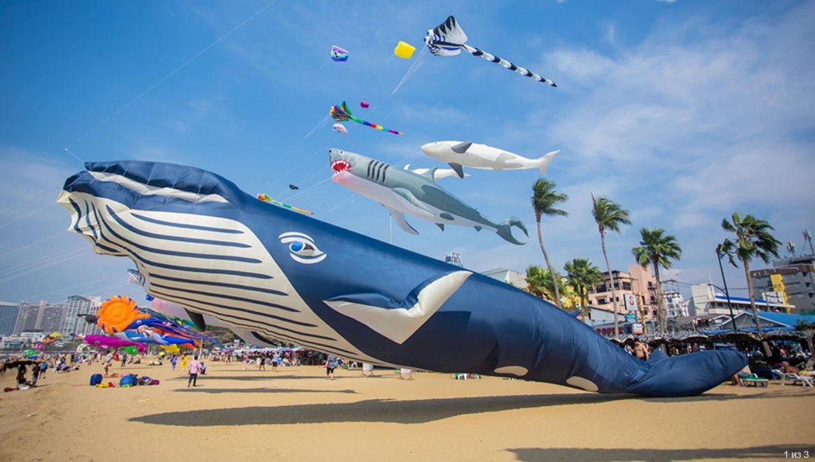 Международный фестиваль воздушных змеев в Паттайе