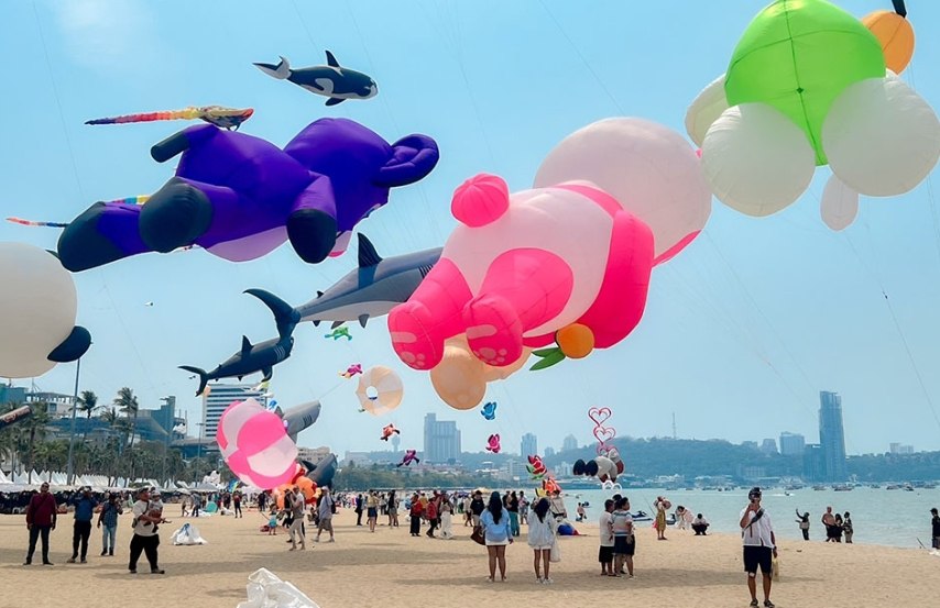 Международный фестиваль воздушных змеев в Паттайе