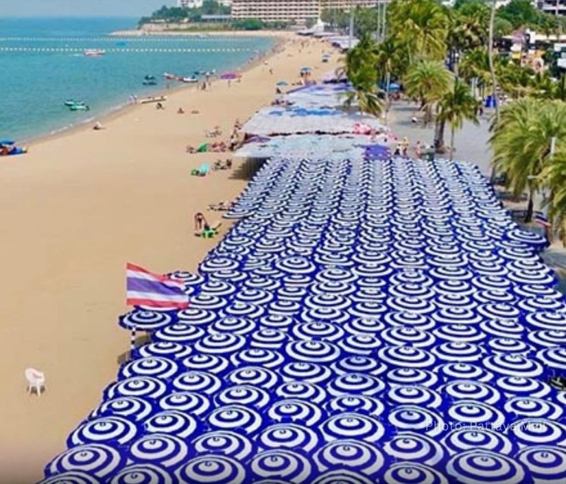 Паттайя обновила дизайн пляжа
