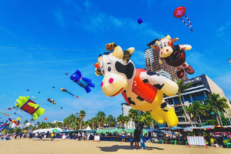 Международный фестиваль воздушных змеев в Паттайе