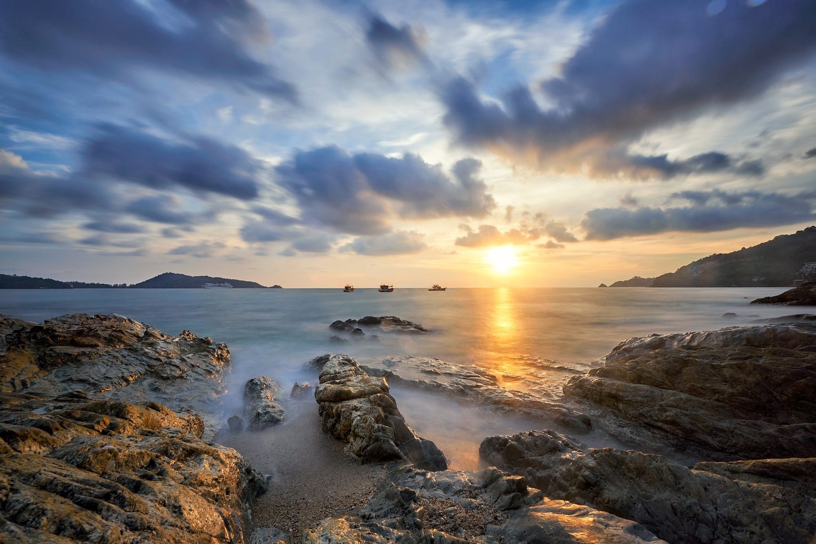 Закат на пляже Калим, Пхукет