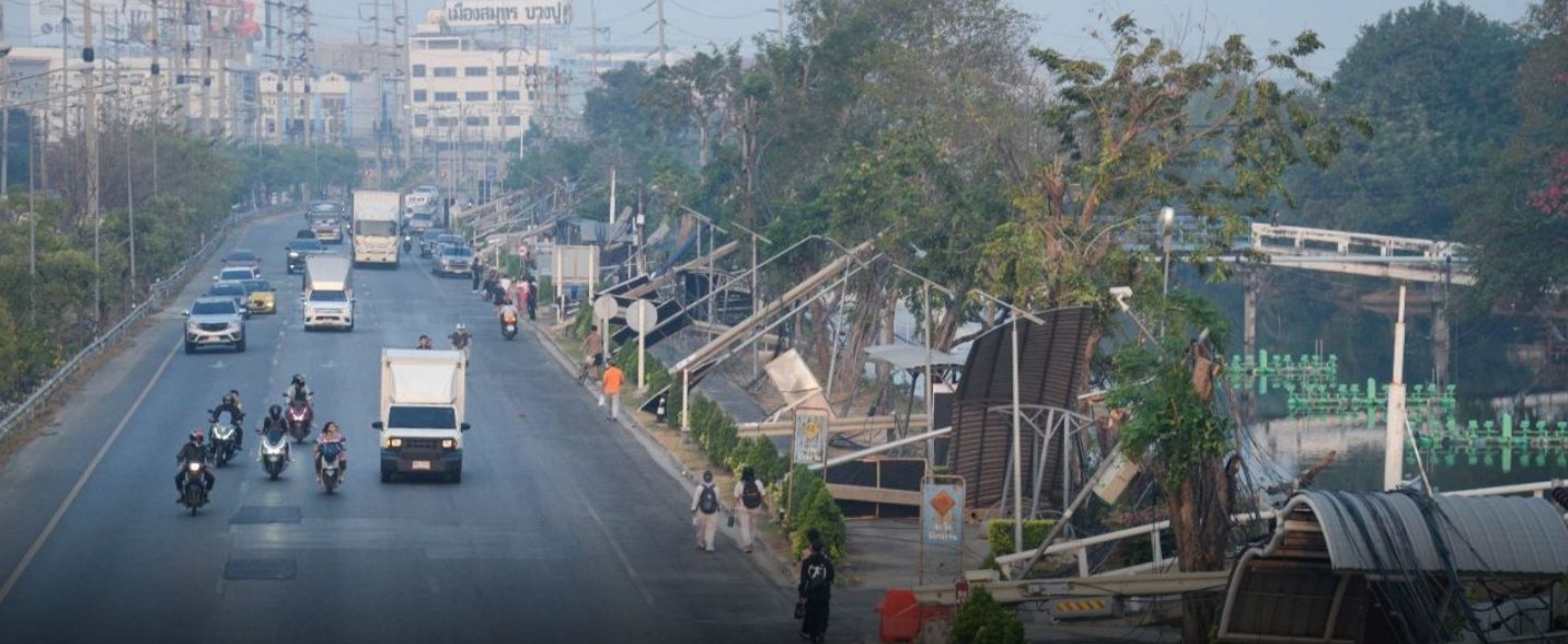 Авария с грузовиком в Бангкоке
