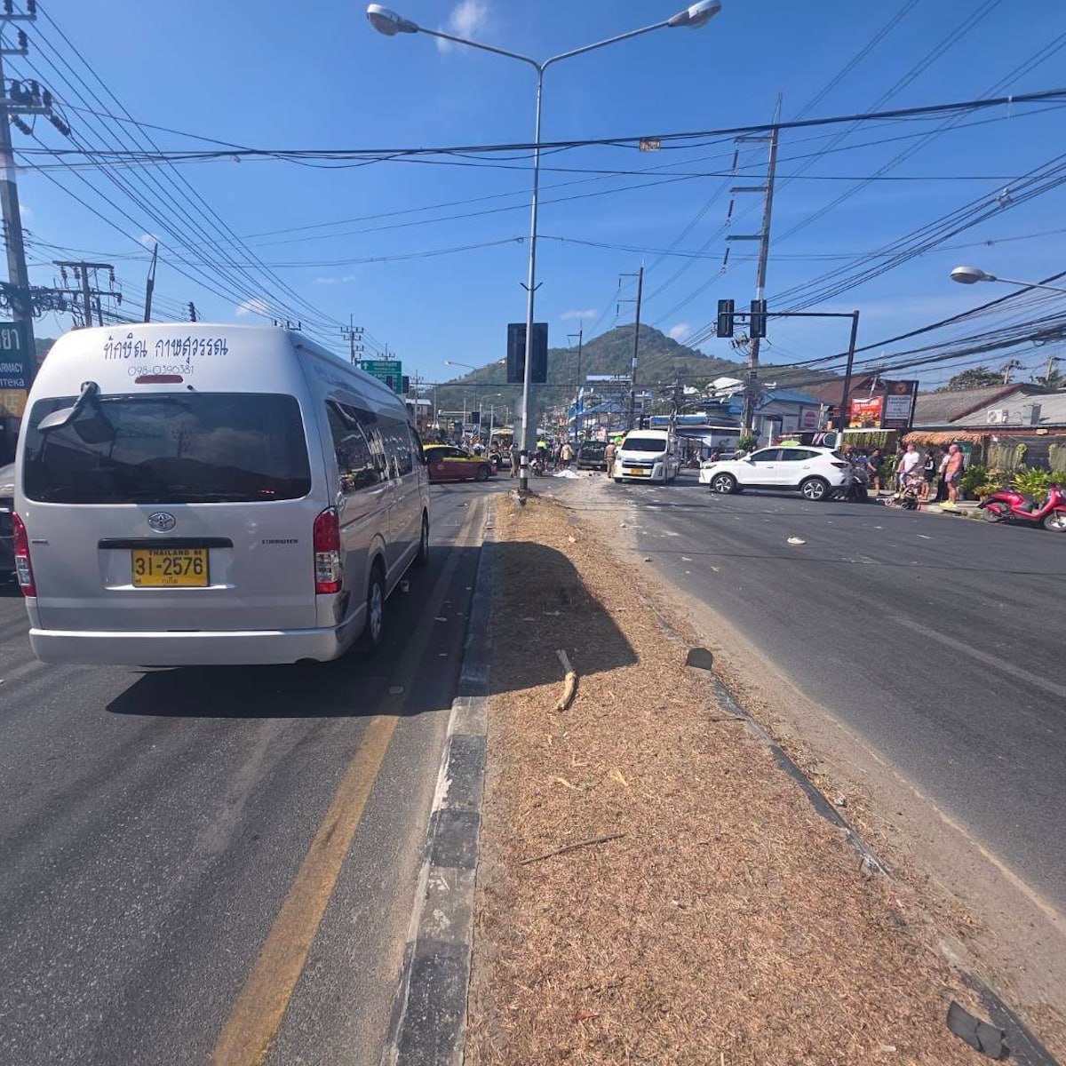 Дорожная авария на Пхукете