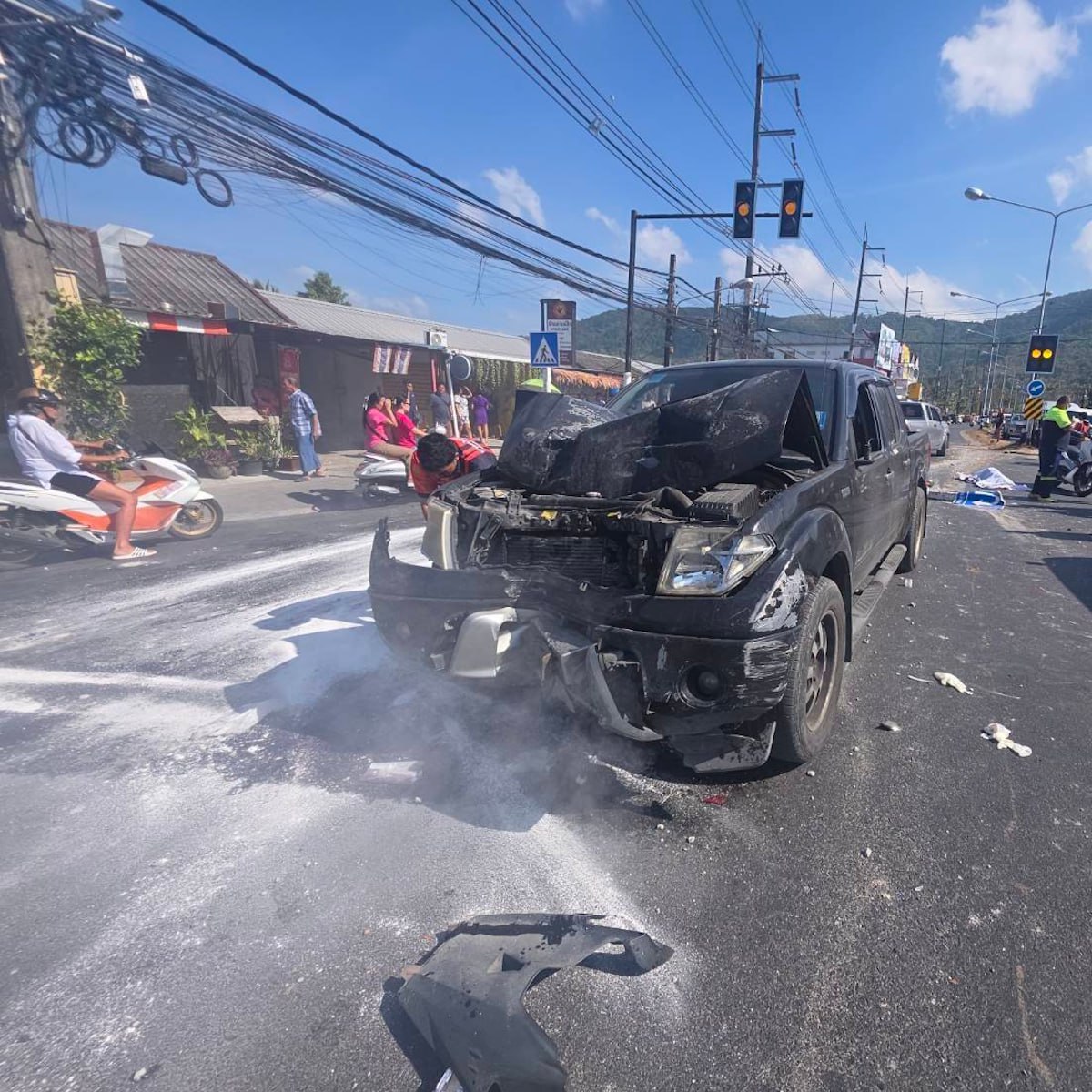 Дорожная авария на Пхукете