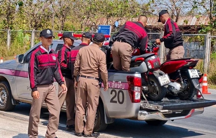 Контроль за байкерами в Саттахипе