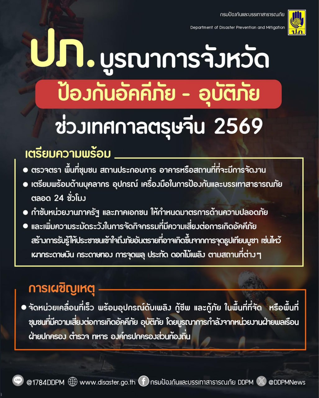 Пожарная безопасность в Таиланде