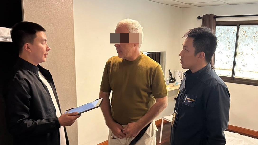 Арест граффитиста в Бангкоке