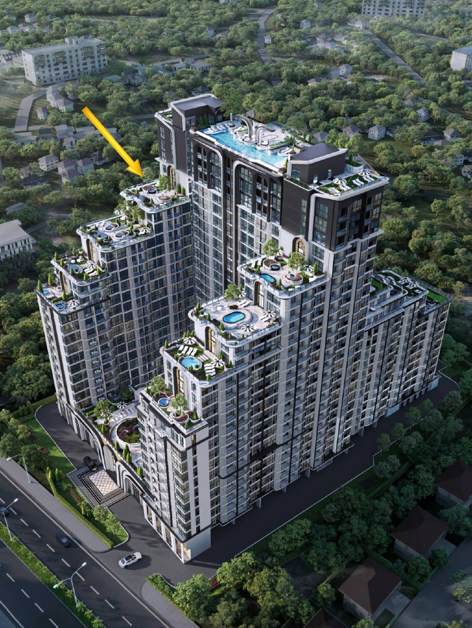 Продажа уникального юнита с террасой