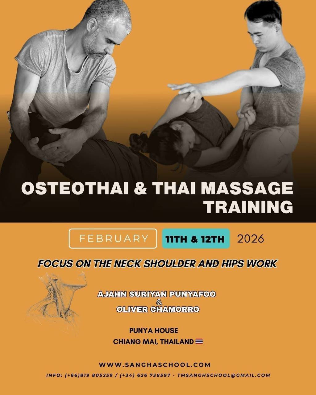 Тайский массаж и остеопатия: уникальный интенсив