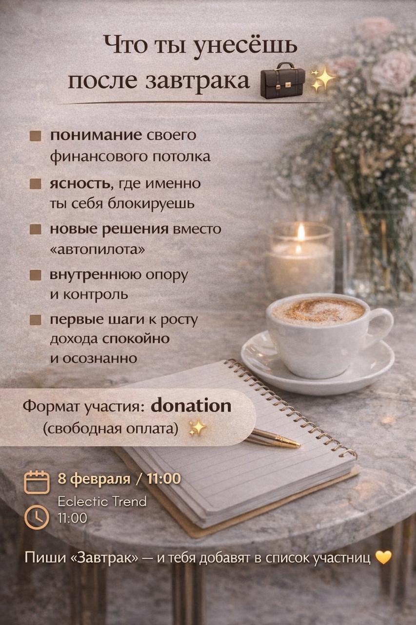 Финансовый завтрак с Светланой Быковой