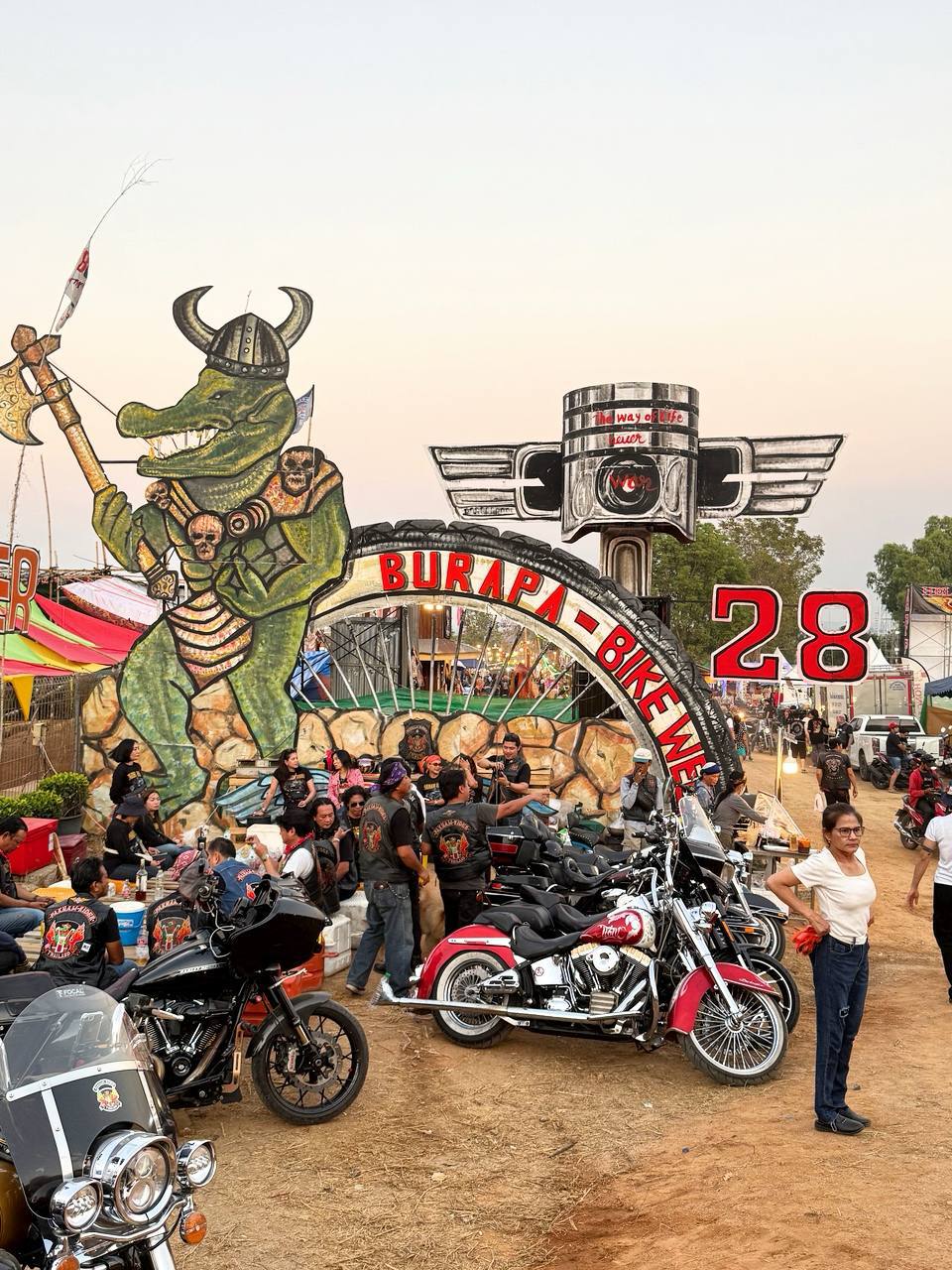 Фестиваль байкеров в Паттайе