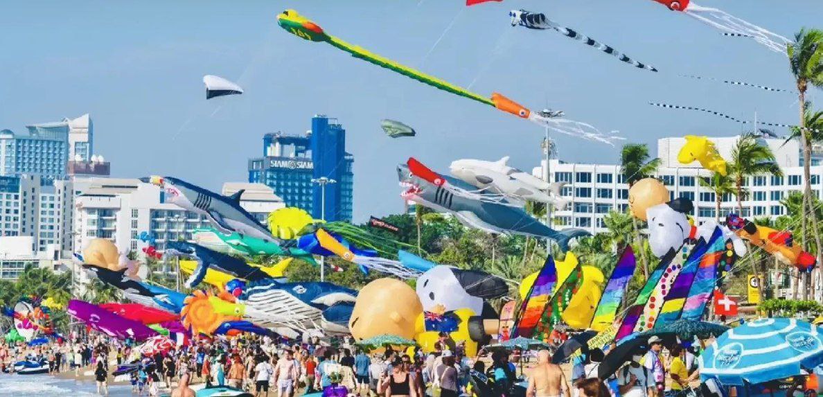 Фестиваль воздушных змеев в Паттайе