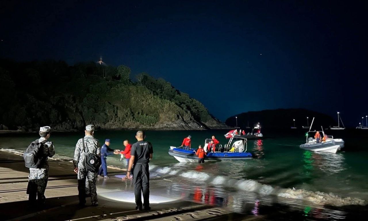 Разлив нефти у берегов Пхукета