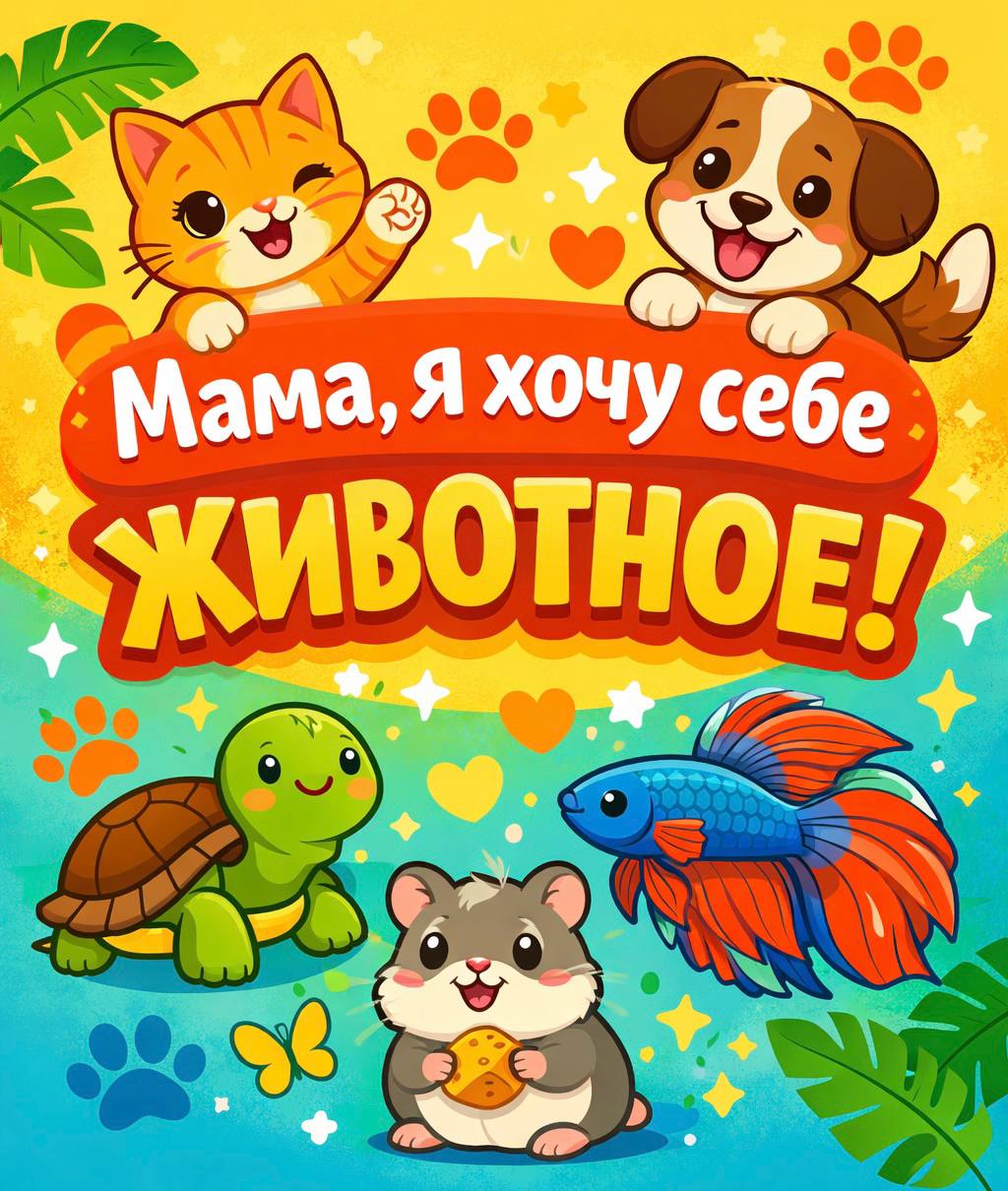 Выбор домашнего животного для ребенка