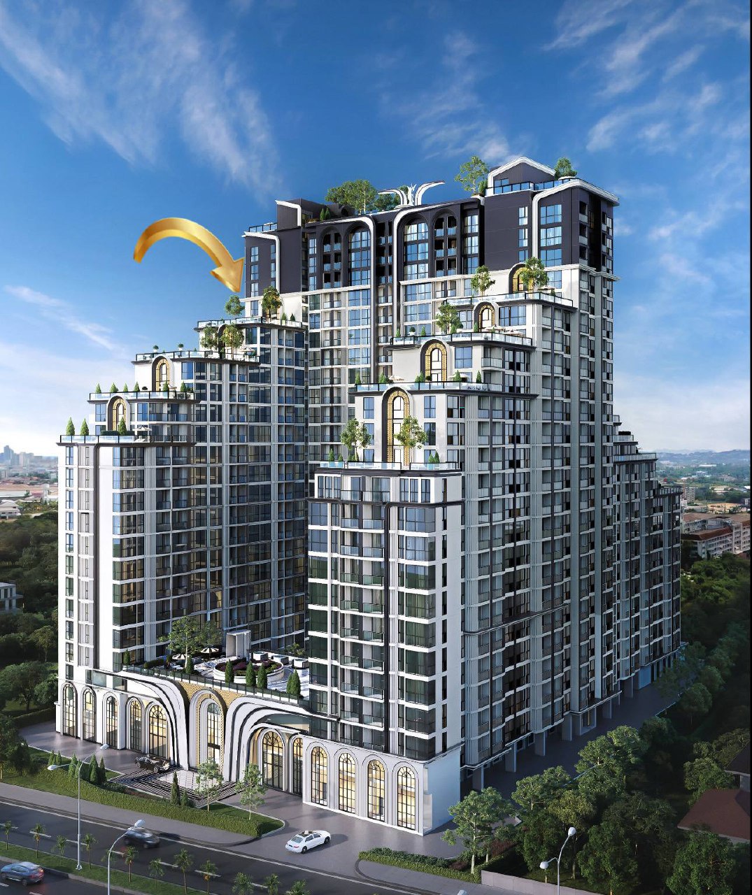 Шикарный юнит с террасой у моря