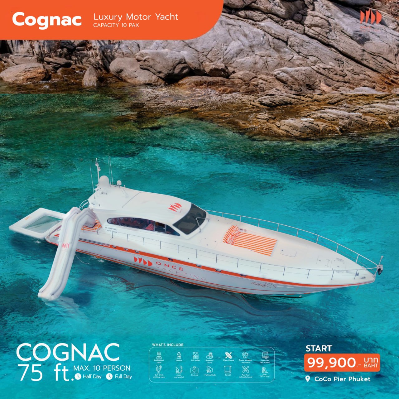 Яхта частично затонула у Пхукета