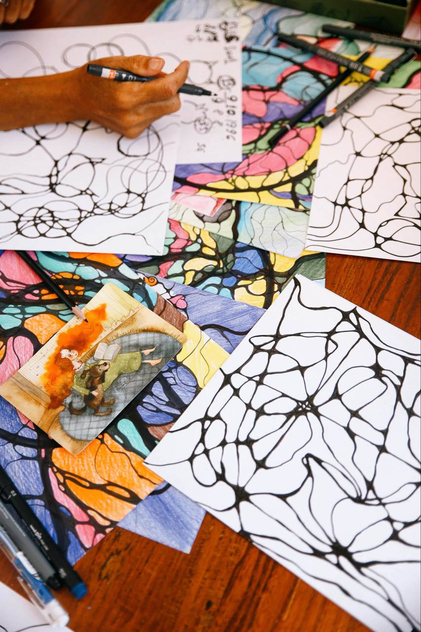 Встреча по нейрографике и таро