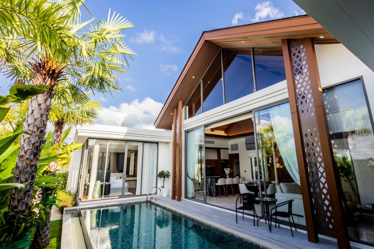 Аренда виллы с бассейном в районе лагуны