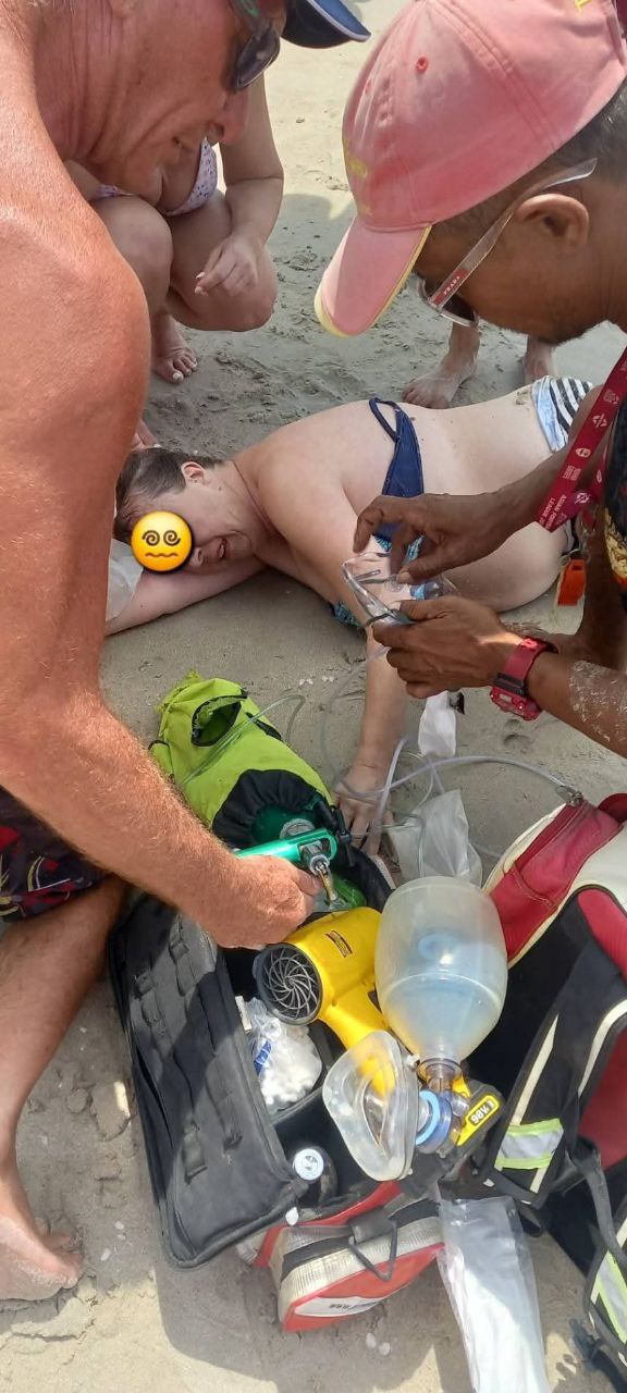 Спасение туристки в Патонге