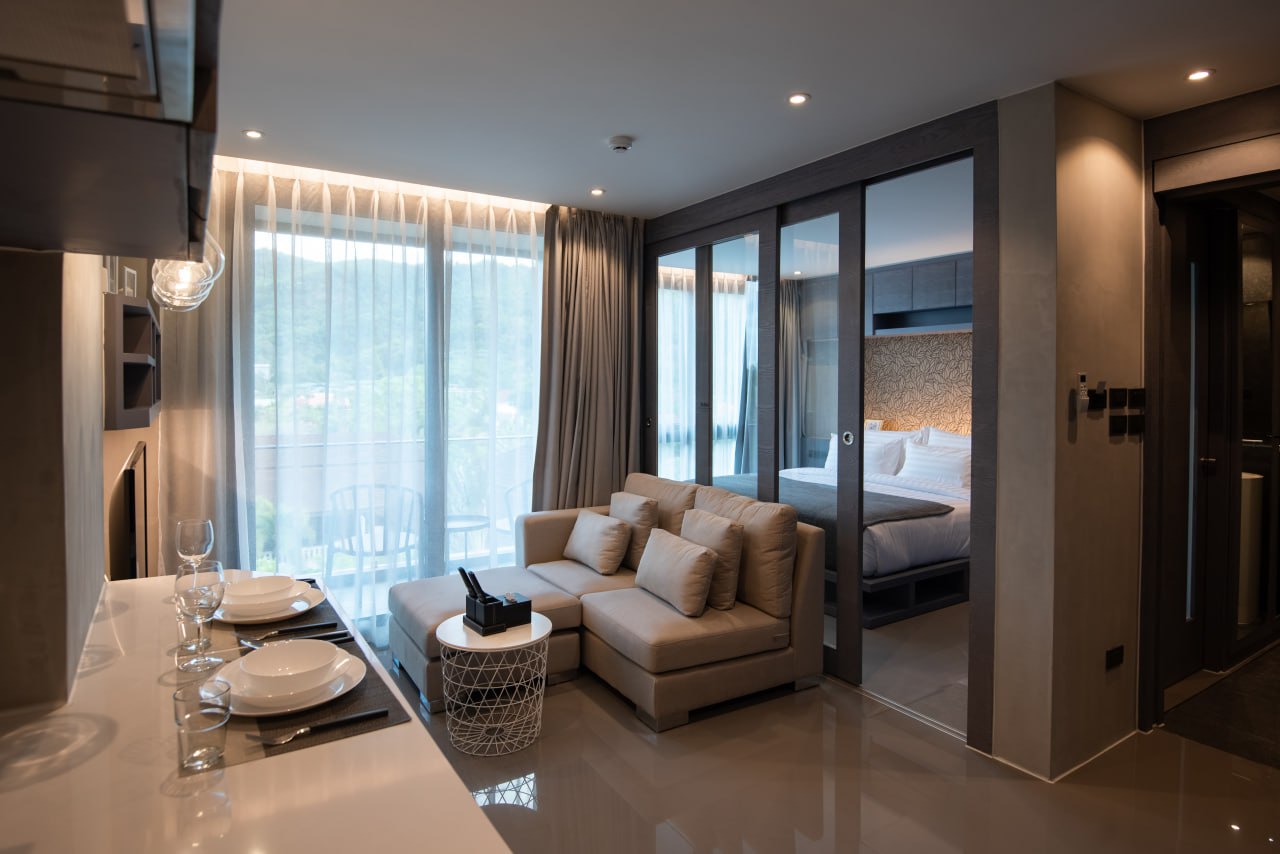 Квартира у пляжа с полной мебелью