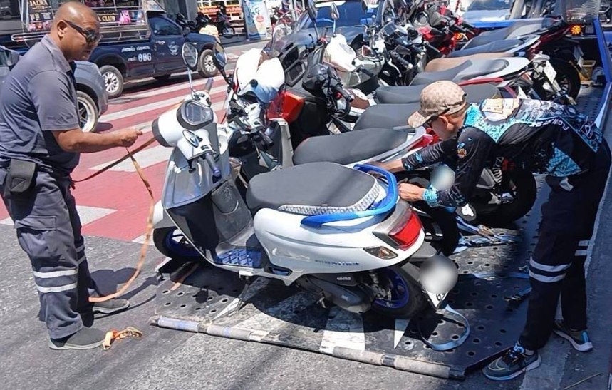 Парковка под контролем в Паттайе