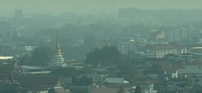 Смог в северном Таиланде