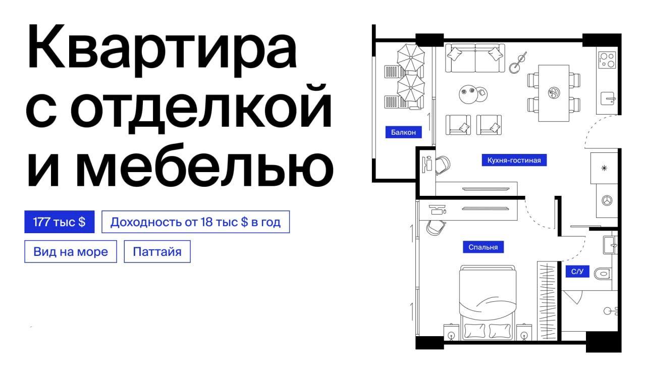 Инвестиции в апартаменты в Паттайе
