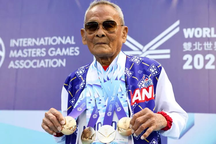 105-летний атлет завоевал 4 золота
