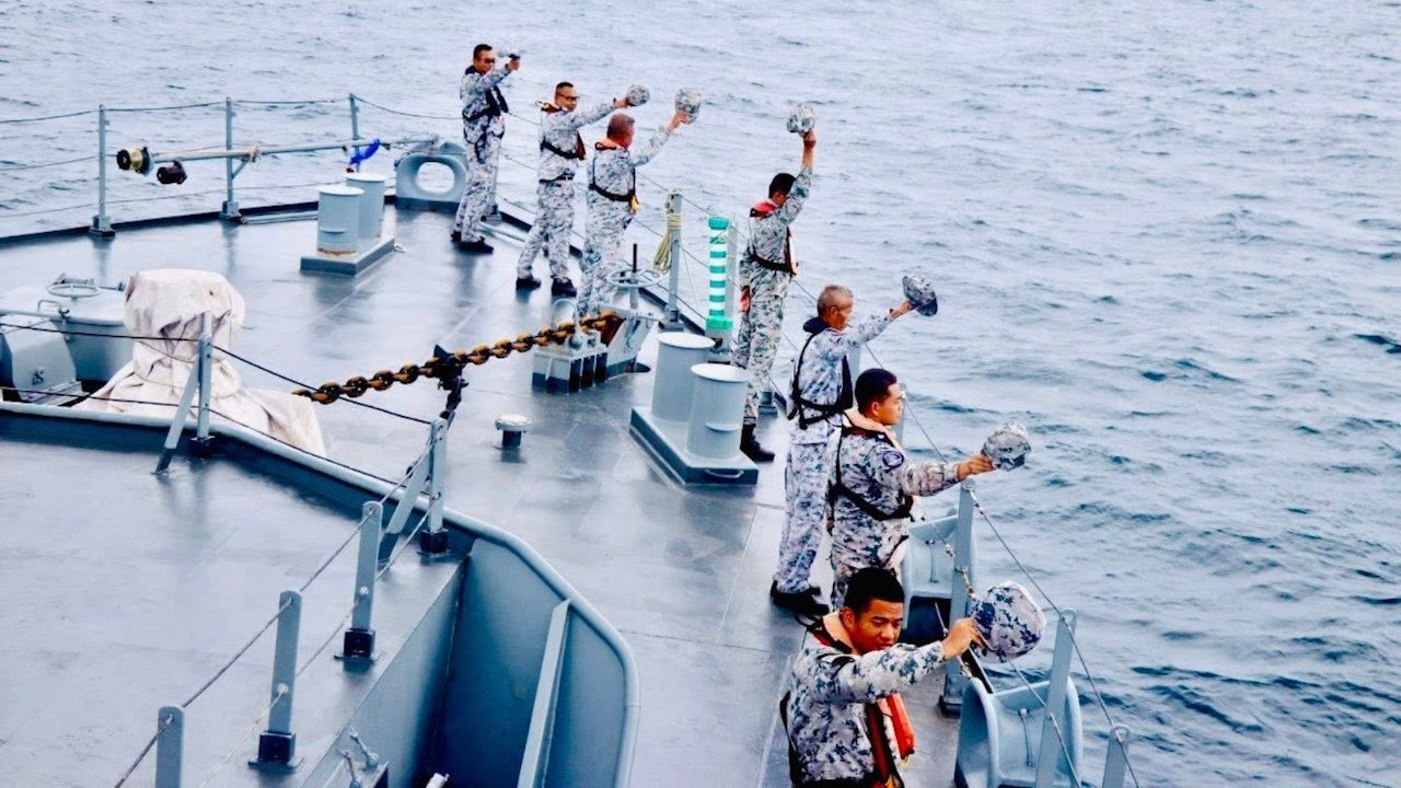 Морские учения в Малайзии с участием России
