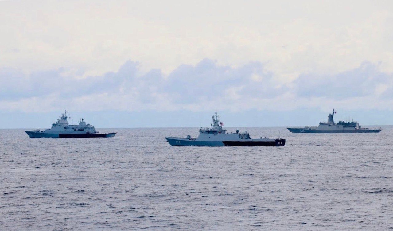 Совместные учения моряков в Малайзии
