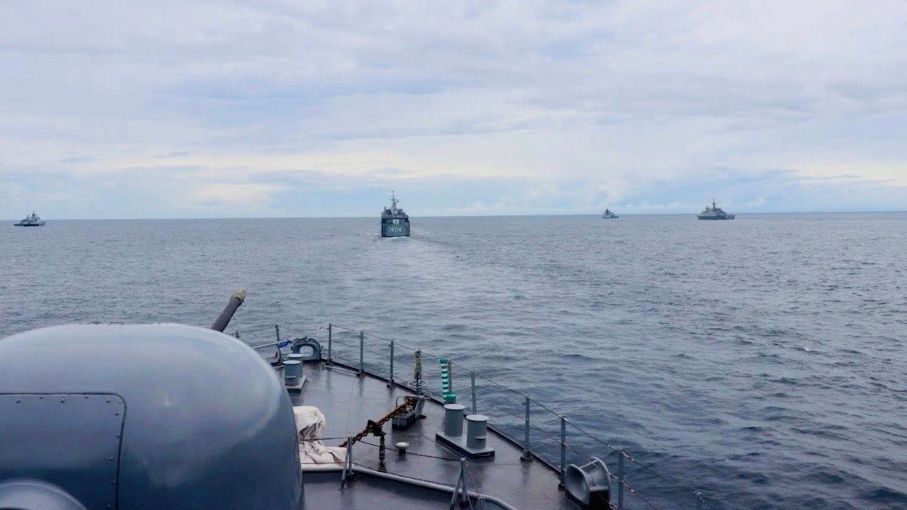 Совместные учения моряков в Малайзии