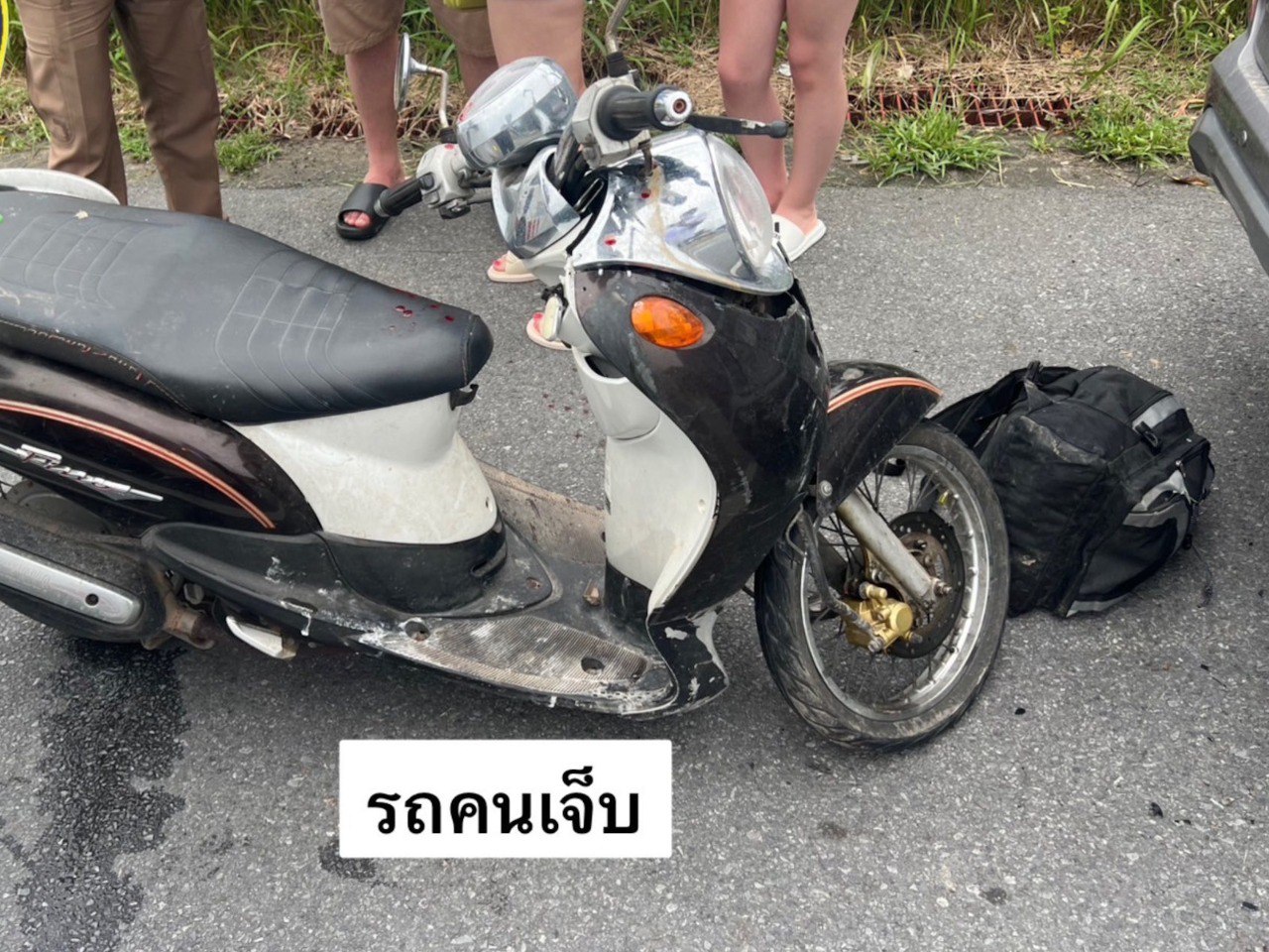 Авария мотоциклиста на Пхукете